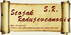 Stojak Radujevčanović vizit kartica
